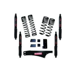 Sky Jacker JK25BPBLT – Jeep Wrangler JK 4-Door 2-2.5 Inch Dual Rate Long Travel Lift Kit With Black Max Shocks