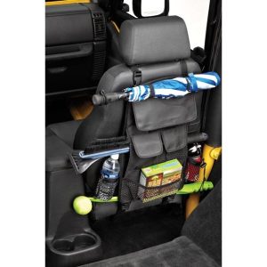 Bestop RoughRider Seat Back Organizer - Jeep 1987-95 Wrangler YJ; 1997-06 Wrangler TJ; 2007-18 Wrangler JK; 2018-Current Wrangler JL - 5413235